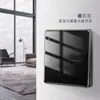 Panel de Enchufe de Interruptor de Pared Tipo 86 Eléctrico Internacional Hogareño Vidrio Gris 16A Tres Agujeros Aire Acondicionado Tablero de Enchufe de Cinco Agujeros