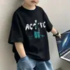 Ropa Infantil Verano Camiseta de Manga Corta para Niños 2026 Nuevo Estilo de Verano Tops Sueltos y Elegantes de Algodón Puro Camiseta de Moda