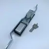 MS731-6 Trava de haste de conexão fosca, trava Céu e Terra, fechadura para porta de armário elétrico, fechadura para porta de caixa de distribuição, fechadura para gabinete de chassi