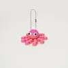 Colgante de Pulpo Impreso en 3D, Llavero Lindo, Juguete Articulado de una Sola Pieza Multicolor Móvil, Colgante Pequeño Creativo Infantil