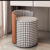 Taburete de Maquillaje Nórdico para Uso Doméstico, Taburete para Tocador, Accesorio de Fotografía de Moda, Silla de Lujo Ligero para Sala de Estar Moderna, Taburete Bajo Redondo Simple para Manicura