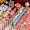 Papel trace serie de Navidad nocturna papel de material grande Navidad retro cuenta manual de Navidad decoración DIY papel de fondo 20 hojas
