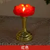 Nova Lâmpada de Manteiga de Lótus Lâmpada de Lótus Lâmpada de Vela Eletrônica LED Lâmpada de Oferenda a Buda Lâmpada Sempre Ardente Castiçal Eletrônico de Templo