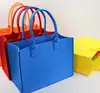 Bolso Tote de Fieltro Bolso de Mano para Publicidad de Muebles Bolsa de Almacenamiento para Compras Soporta Bolsa Personalizada para Regalo Personalización Creativa