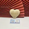 Amor no Dia dos Namorados Chinês Peça de Ouro em Forma de Coração 52mg Ouro Puro 999 Presente de Dia dos Namorados Chinês Ouro Casca d'Água Atacado