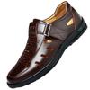 Fabricante de Zapatos Casuales del Sudeste Asiático, Sandalias de Exportación Transpirables Versátiles para Hombre con Suela Suave Cómodas de Caña Baja, Zapatos de Piel Perforada