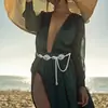 Corrente de Cintura de Metal Esculpido Exagerada Retrô Europeia e Americana, Estilo Étnico, Moda de Alto Padrão, Versátil, Acessório de Vestido Vintage, Ornamento de Cintura