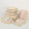 Conjunto de Bolsas Organizadoras de Viagem Bolsa de Armazenamento Mala Roupas Portátil Roupa Íntima Sapatos Bolsa de Embalagem de Viagem Frete Transfronteiriço Aliexpress