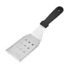 Pala para Bistec de Acero Inoxidable Pala para Freír Teppanyaki Pala para Cocinar Engrosada Herramienta de Mano para Panqueques Pala para Pizza