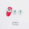 Joyería de aleación para decoración de uñas, pegatinas 3D japonesas con forma de corazón, adornos de diamantes, pegatinas de ángel para uñas, adornos de diamantes DIY.