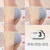 Calça fisiológica de período menstrual de 5 tamanhos Cintura média feminina de três camadas antivazamento de lado comércio exterior Período feminino Big Aunt triângulo calças sanitárias