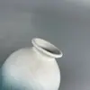 Vaso de flores de cerâmica estilo minimalista nórdico ins, vaso de cerâmica Morandi de baixa saturação, ornamento de mesa disponível para atacado