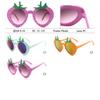 Nuevas Gafas de Sol de Dibujos Animados de Fresa para Niños Juguete Decoración Fresco Dulce Lindo Gafas de Fiesta Personalizadas
