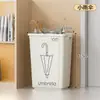 Papelera Cuadrada Comercial para Oficina, Cubo de Basura de Gran Capacidad para Cocina del Hogar, Contenedor de Residuos Sanitarios sin Tapa