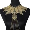 Meiximei Joyería de Cadena para el Cuerpo Oro Encaje Personalizado Moda Collar Cadena para el Cuerpo