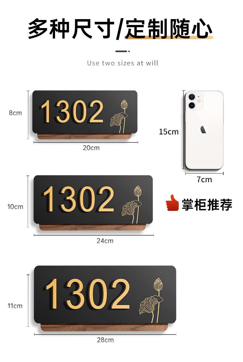 亚克力门牌
