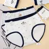 Chen'Er 40-62.5kg Algodón Puro Estilo Japonés Cuadros Suaves 10A Entrepierna Antibacteriana Ropa Interior Femenina Procesamiento de Fábrica Venta al por Mayor