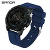 Reloj Sanda con Logo Impreso Multifunción Conteo de Pasos y Calorías Reloj Deportivo Reloj Digital Personalizado Fábrica de Origen