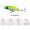 Señuelo Minnow Micro de Hundimiento Lento 2.5G/35Mm para Trucha de Arroyo y Pez Blanco, Entrega Directa de Fábrica M79
