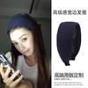 Yi Mengling Mesmo Estilo Francês Faixa de Cabelo de Aba Larga Feminino Cranial Alto Top Retro High-end Sense Faixa de Cabelo Cinza Faixa de Cabelo Faixa de Cabelo Gruta de Cabelo Headwear