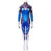 Macacão feminino europeu e americano com estampa digital 3D e meia-calça para cosplay J19076AA