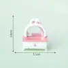 Micro Paisagem Criativa Rosa Coração de Menina Decoração de Quarto Acessórios Casa de Boneca DIY Modelo de Móveis em Miniatura Pequenos Enfeites