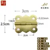 Bisagra de mariposa 018 accesorios para gabinetes y herrajes para cajas de madera bisagra de jaula de pájaros de 90 grados bisagra de tamaño mini galvanizada