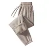 Pantalones de Forro Polar para Hombre y Mujer en Invierno, Engrosados y Cálidos, Pantalones Deportivos de Forro Polar para Pareja, Hanfu