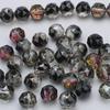 Nueva bola de cristal de 10MM, bola de flor, cuentas sueltas de vidrio con forma de piña, cuentas de piedra de diamante de viento, pulsera, collar, cadena para teléfono móvil, bricolaje