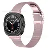Adecuado para Samsung Watch8/ 9m Correa de Reloj Lanis 8Classic Hebilla de Metal de Acero Inoxidable Correa de Acero