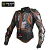 SULAITE Chaqueta de Armadura para Moto de Cross Racing Naranja Cáscara Dura Equipo de Protección de Armadura MX para Montar