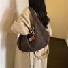 Bolso de hombro tipo tote retro con estampado de leopardo estilo americano para mujer, nueva colección otoño/invierno 2026, gran capacidad, casual, versátil y adecuado para ir al trabajo, se puede llevar debajo del brazo