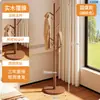 Perchero de Madera Maciza para Dormitorio, Perchero de Pie para Uso Doméstico, Organizador de Ropa de Cama, Barra Simple de Madera de Haya para Colgar Ropa, Perchero para Bolsos