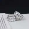 Pendientes de Aguja de Plata S925 Douyin para Mujer, Nuevos Pendientes de Molinillo Pequeño Giratorios, Pendientes Sencillos de Yiwu de Lujo Ligero con Diamantes Completos