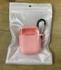 Funda Protectora para AirPods AirPods3 Arcoíris Cubierta para Audífonos Apple Adecuada para Estuche Carcasa de Silicona de Color Puro con Gancho