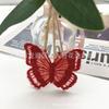 Popular Pinza para el Cabello de Tela de Organza Tridimensional de Doble Capa con Mariposa Accesorio Mariposa Ropa Infantil Parche de Encaje