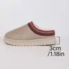 44 chinelos de algodão oversized para mulheres, com acabamento em renda, sola grossa, estilo slip-on, coleção de inverno 2026, forrados com fleece, bico fechado