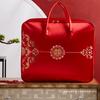 Bolsa de Armazenamento para Dote de Casamento, Conjunto de Quatro Peças para Casamento, Colcha de Casamento Vermelha, Bolsa de Embalagem para Colcha, Velas Oxford de Cetim