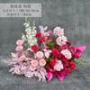 Hilera de flores para boda, arco de flores para boda, fondo para banquete de boda, decoración de área de bienvenida, hilera de flores para piso, flor de simulación, flor de seda, floral