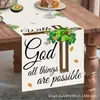 Nuevo St de Venta Caliente Temu. Mantel de Mesa de Patrick Trébol de Cuatro Hojas de la Suerte Estampado de Enano Mantel Decorativo a Prueba de Polvo para Mesa de Comedor