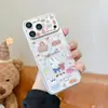 Película Traseira Fosca com Desenho de Animal de Estimação Fofo e Bebê Fofo Transfronteiriça Adequada para Apple 17Pro17Promax Película Traseira e Película da Lente