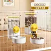 Dispensador de agua colgante para perros, bebedero de bola de boca no mojada, botella de agua colgante para conejos, comedero de agua para cachorros Bichón, jaula