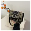 Design de Nicho, Bonita Elegante, Bolsa Quadrada Pequena de Alta Qualidade, Novo Estilo Outono e Inverno 2025, Bolsa de Ombro Único Transversal Versátil e Estilosa