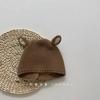 Gorro de bebé otoño e invierno versión coreana de orejas de conejo cálido gorro de punto para niñas super lindo gorro de lana para niños