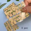 Cola de Gelatina em Papel Kraft de Alta Qualidade, Unha Forte para Manicure de 15 Dias, Adesivo Dupla Face Impermeável, Filme Quente Transfronteiriço