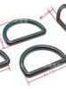 Argola D de Plástico Fivela D Semicircular de Plástico Fivela de Ajuste Elástico para Roupas Gancho de Conexão para Bagagem Mala Estojo de Viagem