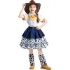 Saia Tris Infantil Fantasia de Performance Saia de Princesa Toy Story Woody Cowboy Cosplay Fantasia de Halloween