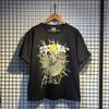 Sp5 Camiseta de Letra de Espuma Igual a la del Cantante de Hip-Hop Young Thug 555555 Sudadera con Capucha para Pareja Rosa