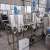 Máquina de refino de dois tanques oficina de óleo unidade de desfosforização desacidificação desidratação de óleo comestível 500kg equipamento de óleo refinado pode ser testado