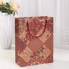 Bolsa de papel Kraft portátil de moda para ropa, joyería, lápiz labial, perfume, regalo pequeño de cumpleaños, festivo, mascarilla, bolsa de embalaje para regalo